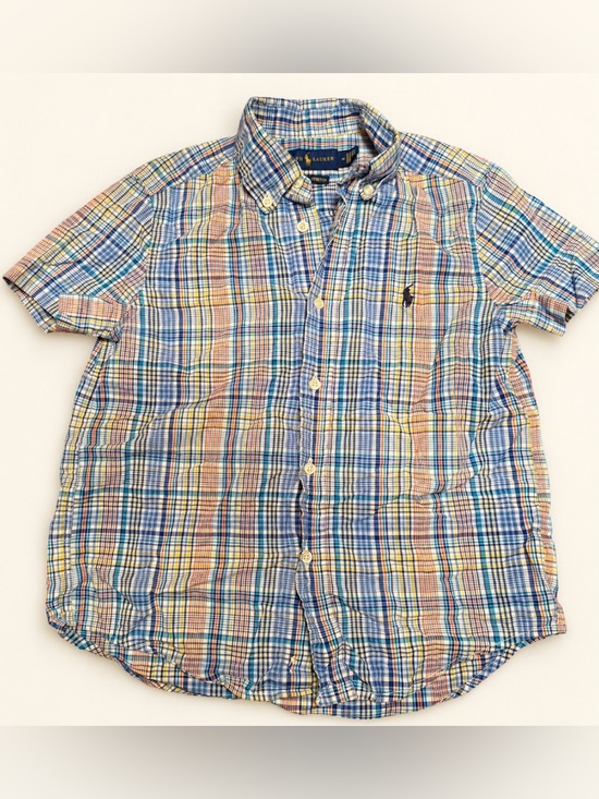 Ralph Lauren Other - Ralph Lauren Boys Size 6 Plaid Short-Sleeve Button-Down Shirt